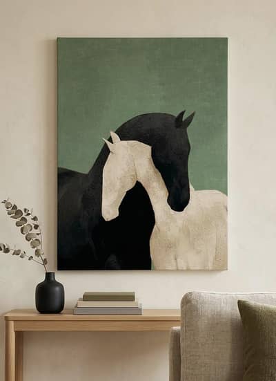 Beautiful Handmade Canvas Painting– Modern Home Decor (Brand New)
