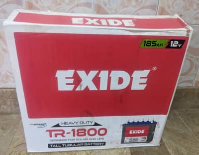 Exide Tr-1800 Tall Tubler Battery 12V 185ah Brand New