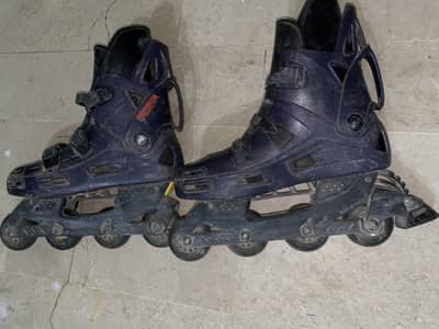 Original Trezeta Navy Blue Italian Inline Skates / Rollerblades⁠