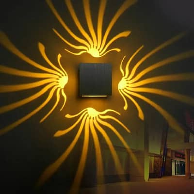 LED Aluminum Aisle Light Sunflower Leisure And Entertainment Place