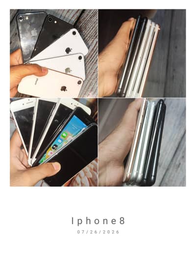 Apple iPhone 8 64gb Sim Working Non PTA non active factory unlocked
