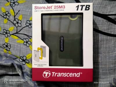 Transcend StoreJet 25M3 1TB Portable External Hard Drive