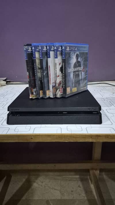 Playstation 4 with all accessories, box and games