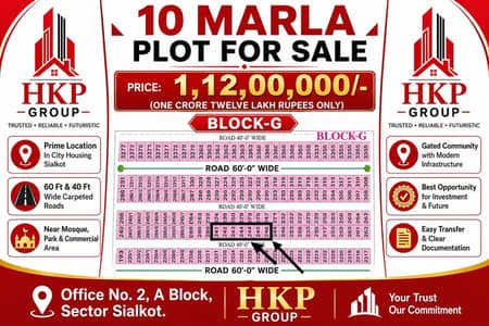 G Block Hottest Location Plot for Sale !