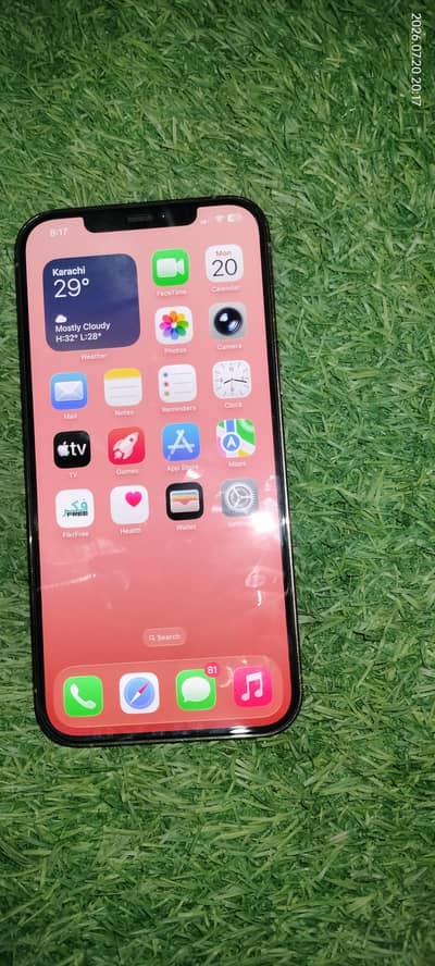 iphone 12 pro max 128gb PTA  with box and Cable