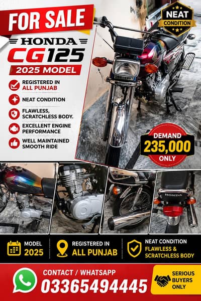 Honda CG 125 for sale