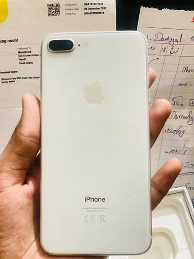 Apple iPhone 8 Plus  (64gb , Totally genuine and 10/10 condition)