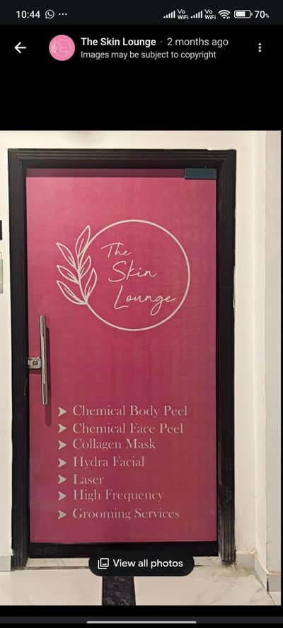 need sales girl with bike  Skin Lounge products
