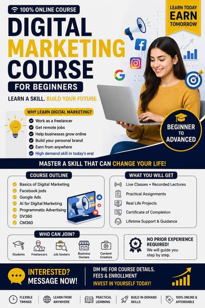 Digital Marketing Beginner Friendly Course