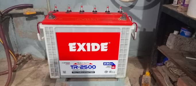 TR-2500 Exide Tall Tabular Battery Solar/Ups