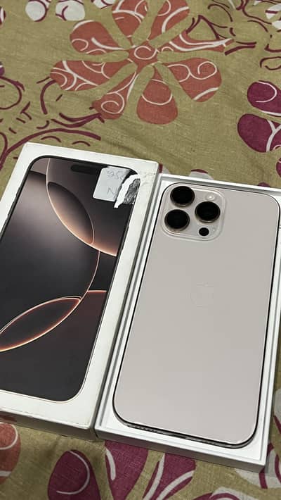 Iphone 16 pro max desert titanium 256gb jv