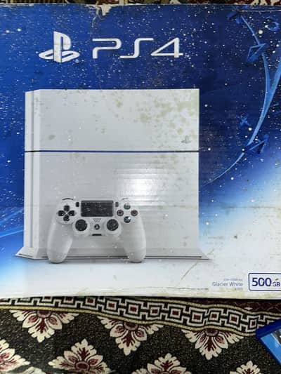Ps 4 plus 500gb spical edition glaicer