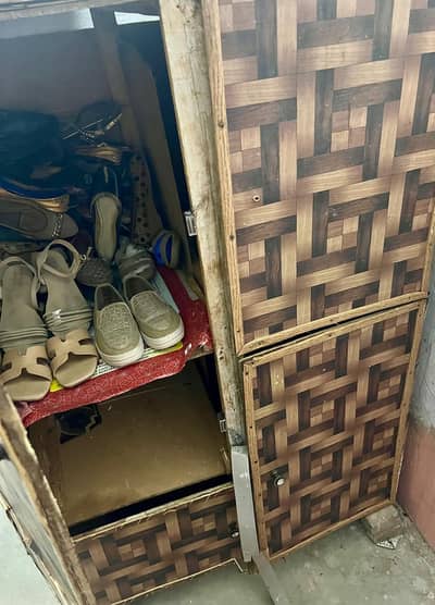 Handmade Wooden Kitchen Storage Cabinet | 4 Compartments | Urgent Sale
