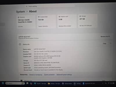 Hp victus i5 13th in warranty complete box rtx 4050 6gb graphic card