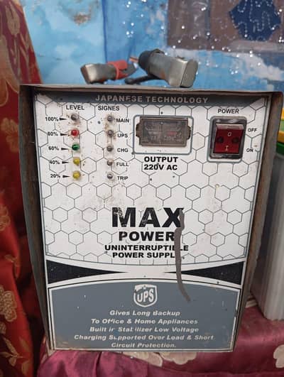 Japanese Max Power 1500 watt UPS