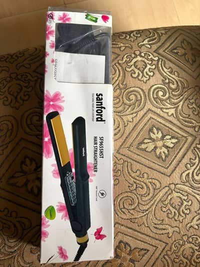 Brand New Sanford Hair Straightener (SF9655HST) - Ceramic & Wet/D. 2Nos