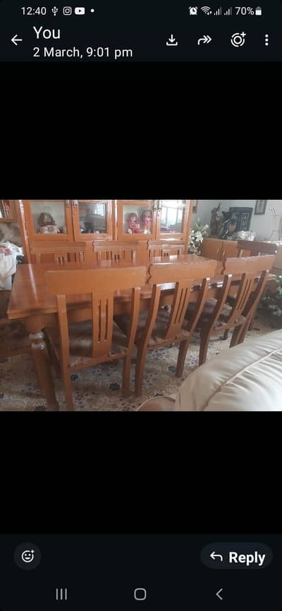 dinning table with chairs