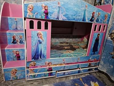 *Complete Girls Room Furniture Set with Curtains, Bedding & Rug - Wah*