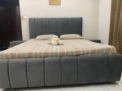Double Bed with Side Tables and Dressing
