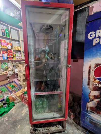 Coca cola fridge used for sell