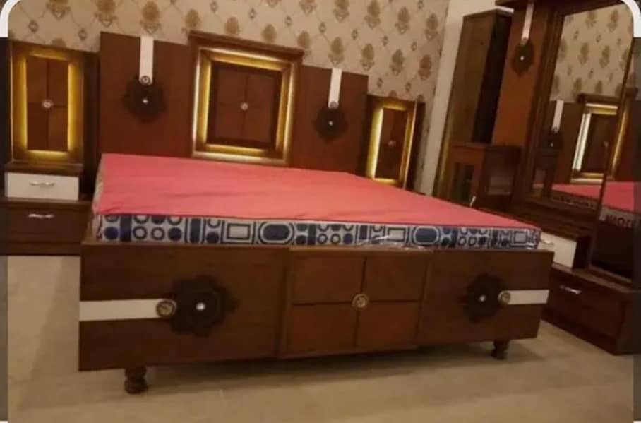 bed with dressing table 3