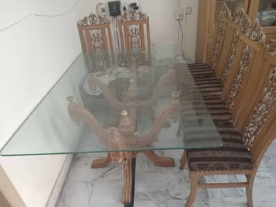 dinning table set neat condition