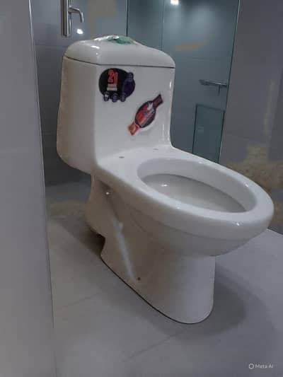 One Piece Commode with Hydraulic Seat Cover | Premium Quality