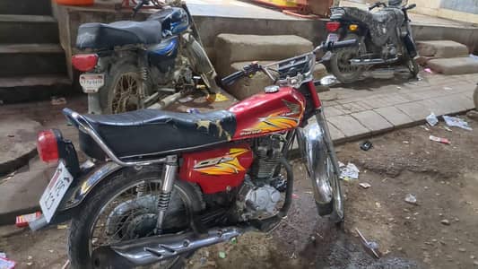 Honda CG 125 Karachi number