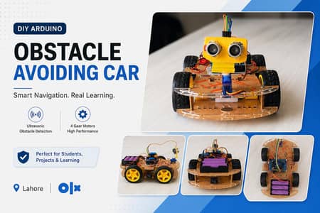 Obstacle Avoiding Robot Car with Arduino UNO