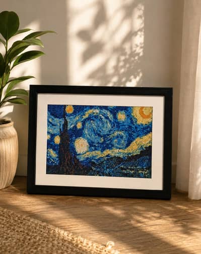 Starry night diamond painting