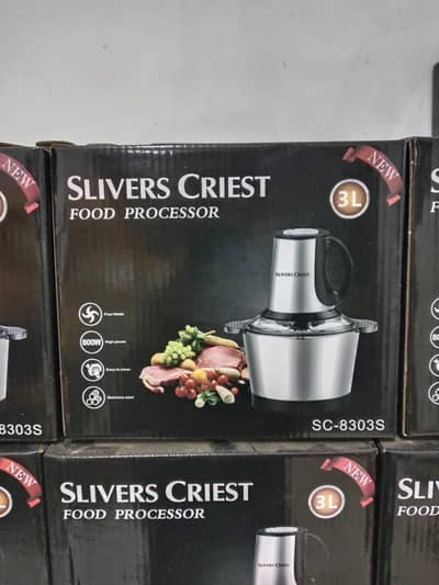 Slivers Crest Food Processor 3 Litre (SC-8303S)