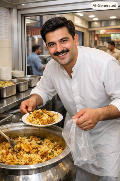Biryani Seller / Cabin Sales  کیبن میں بریانی سیلزمین