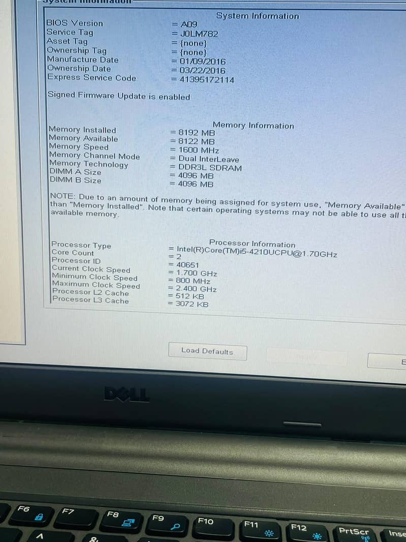 dell laptop 5