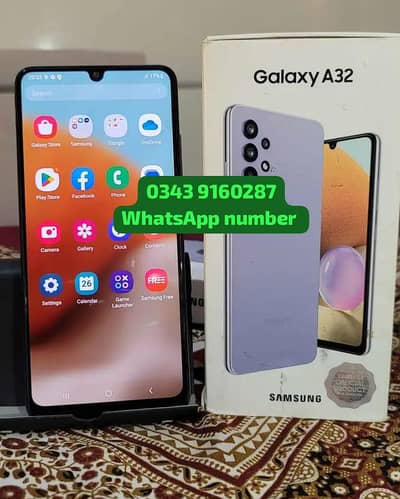 Samsung Mobile A32 pta approved 128gb good condition