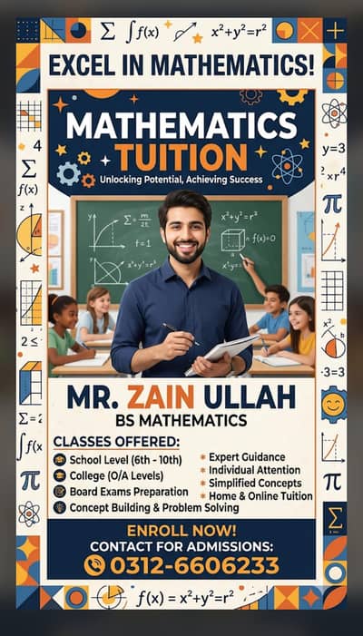 online tuition mathematics and English