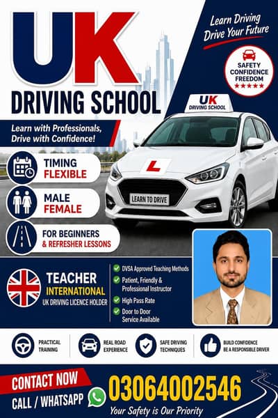 Learn driving with confidence, uk driving school,international licence