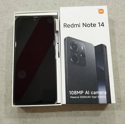 redmi Note 14 16/128 GB official PTA Complete Box