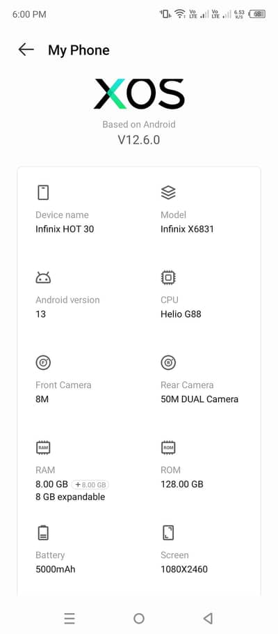 Infinix Hot 30
