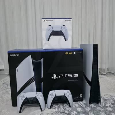 ps5 pro 2 controler box disc drive 5games My Whatsapp 03021585941