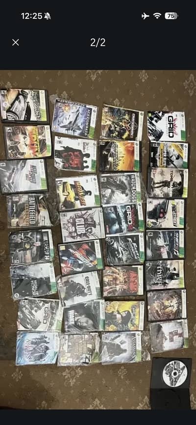 Xbox 360 games cd/dvd