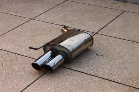 (PRICE IN DESCRIPTION) ABT SPORTSLINE REAR CHAMBERED EXHAUST DUAL TIP