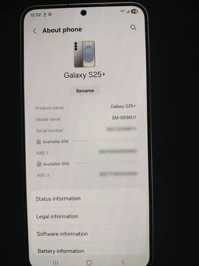 Samsung Mobile S25 Plus