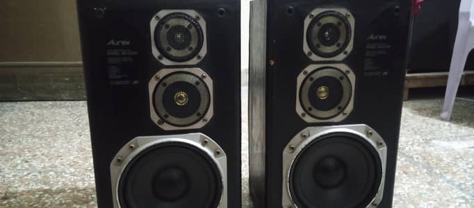 aurex speaker 8inch good sound oirignal japani 120watt 120watt