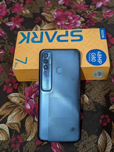 Tecno Spark 7 Pro (4/64) With Box