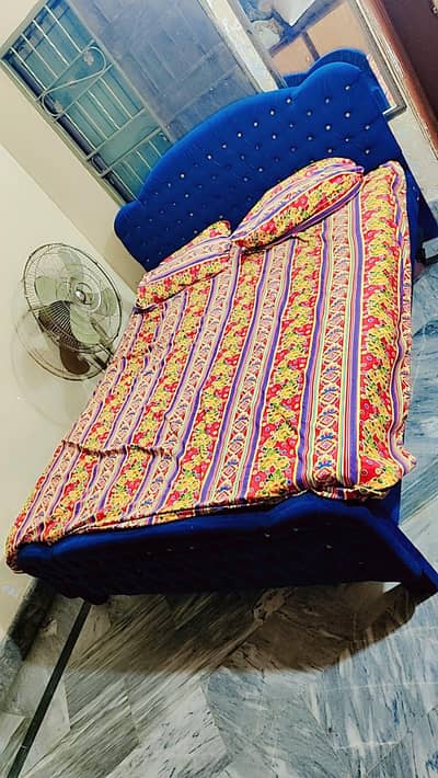 Wooden Bed with mattress