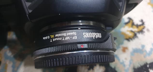 Metabones 0.65 XL speed booster  Micro four third to Canon mount
