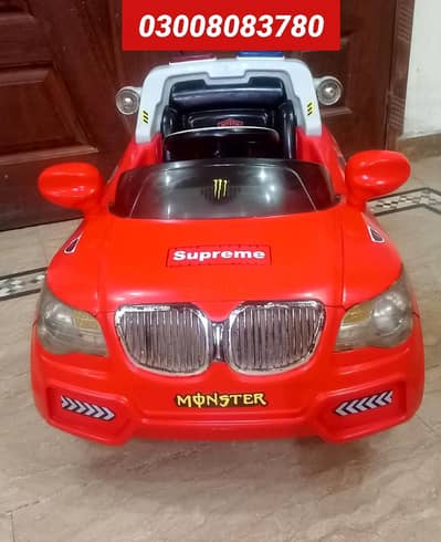 KIDS BABY POLICE CAR (Each & Everything ok no need any work)