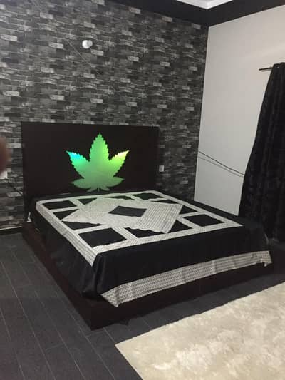 Modern King Size LED Bed – Slightly Used