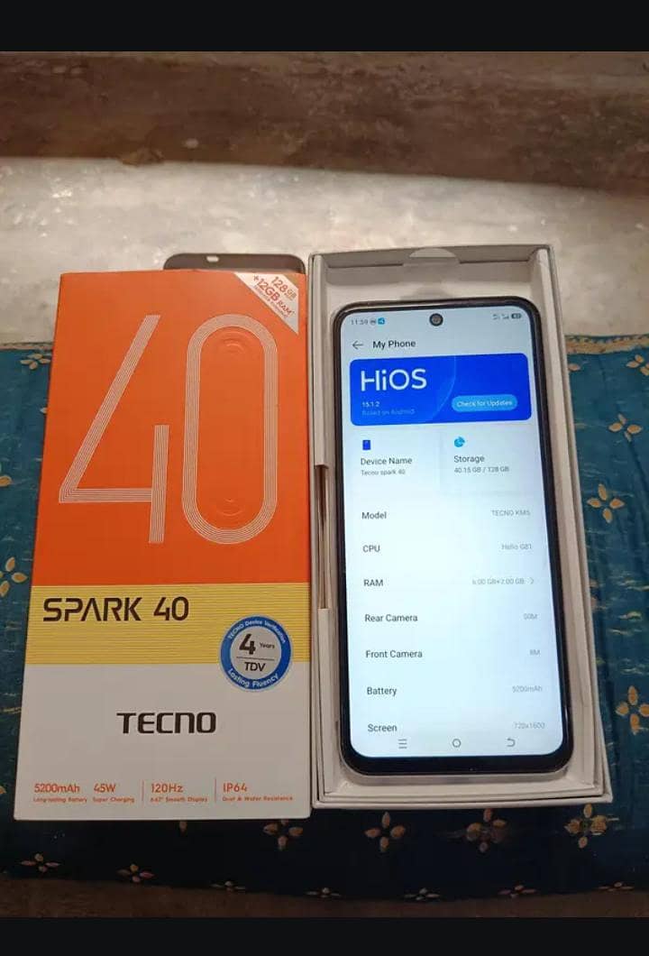 Tecno spark 40 5