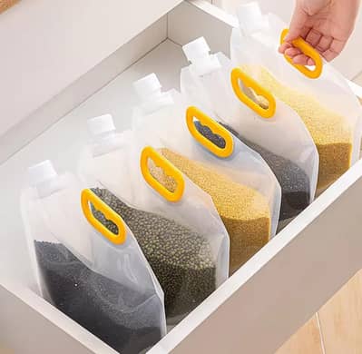 Grains Sealed Storage Bags—Kitchen Organizer—Insects& Moisture proof